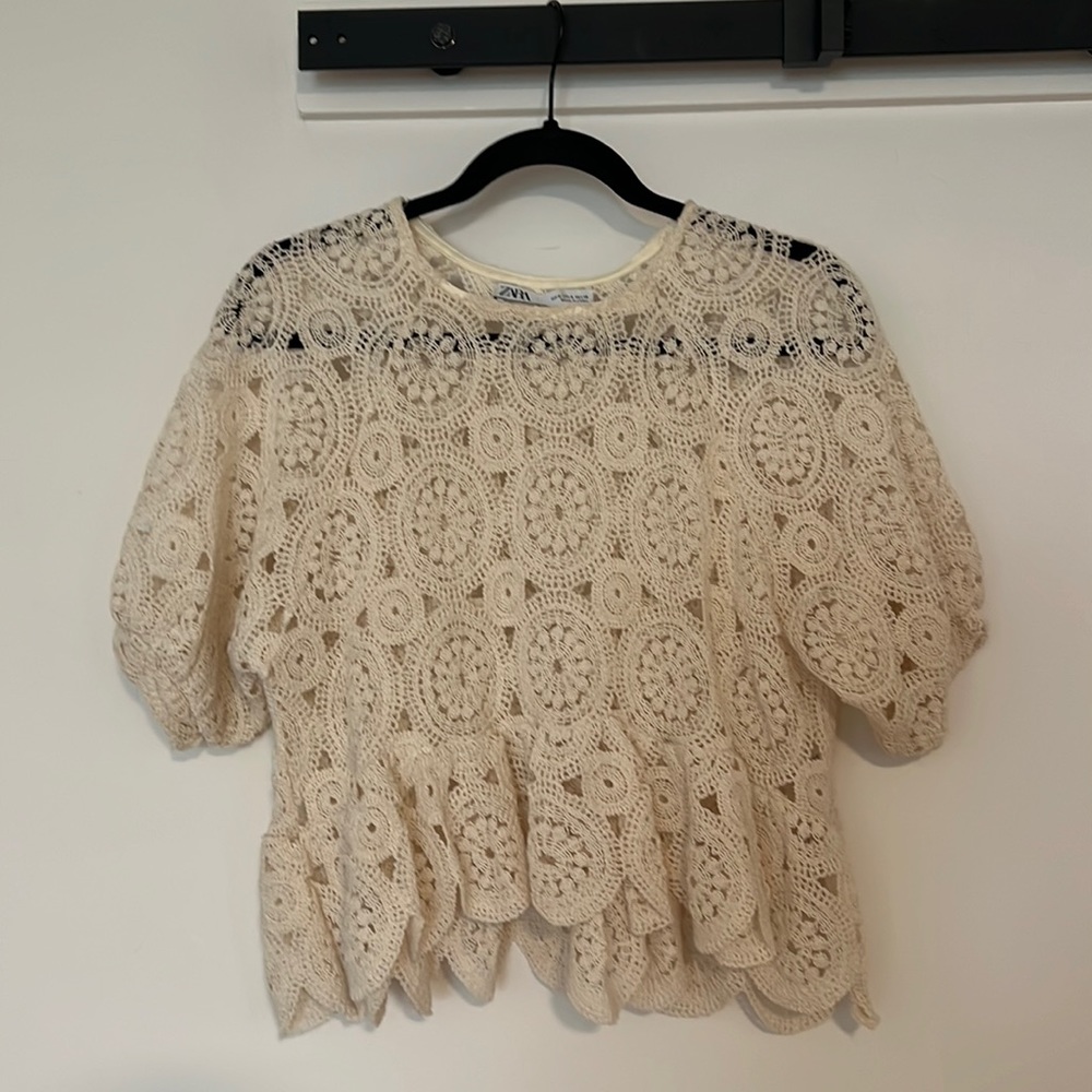 Zara Crochet Top